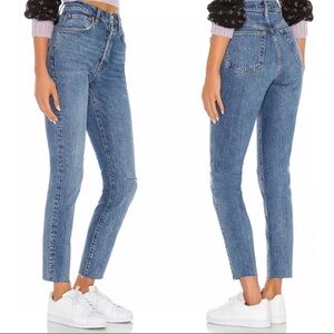 Free People Stella Skinny Jeans in Mountain Lake